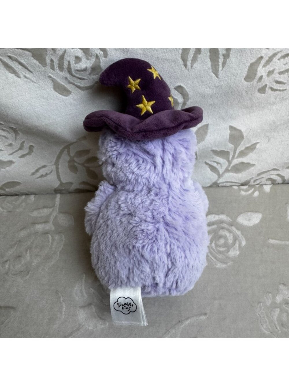 Slumberkins 8" Plush Purple Owl Witch With Hat & Broom Soft & Adorable 250402 - Picture 4 of 6